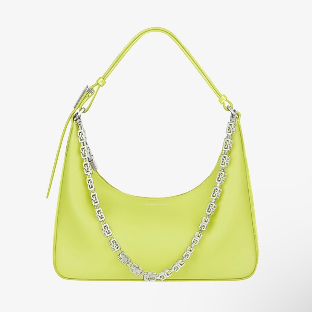 Givenchy Moon Cut-Out Calfskin Small Hobo Bag